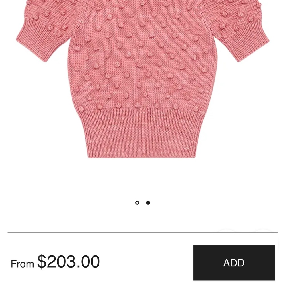 Misha & Puff sweater top 100% Pima cotton Ellie popcorn knit sweater 2Y - Picture 4 of 11
